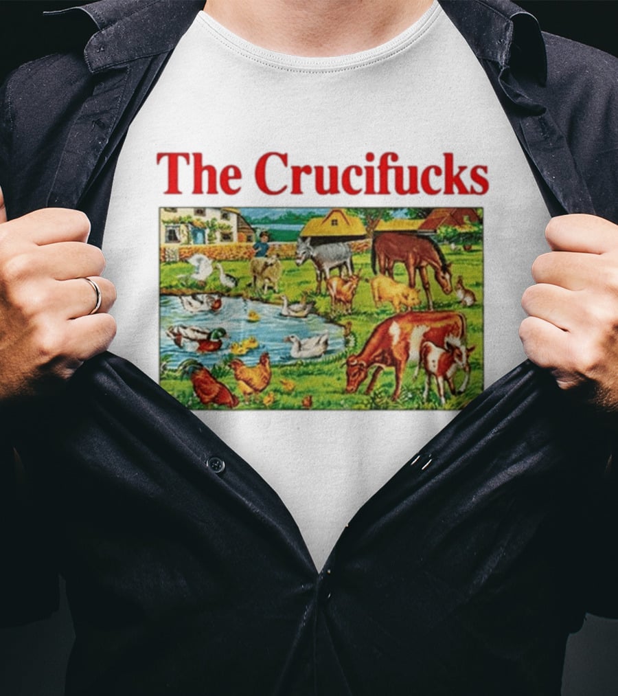 Alternative Tentacles Records The Crucifucks Farmyard T-Shirt