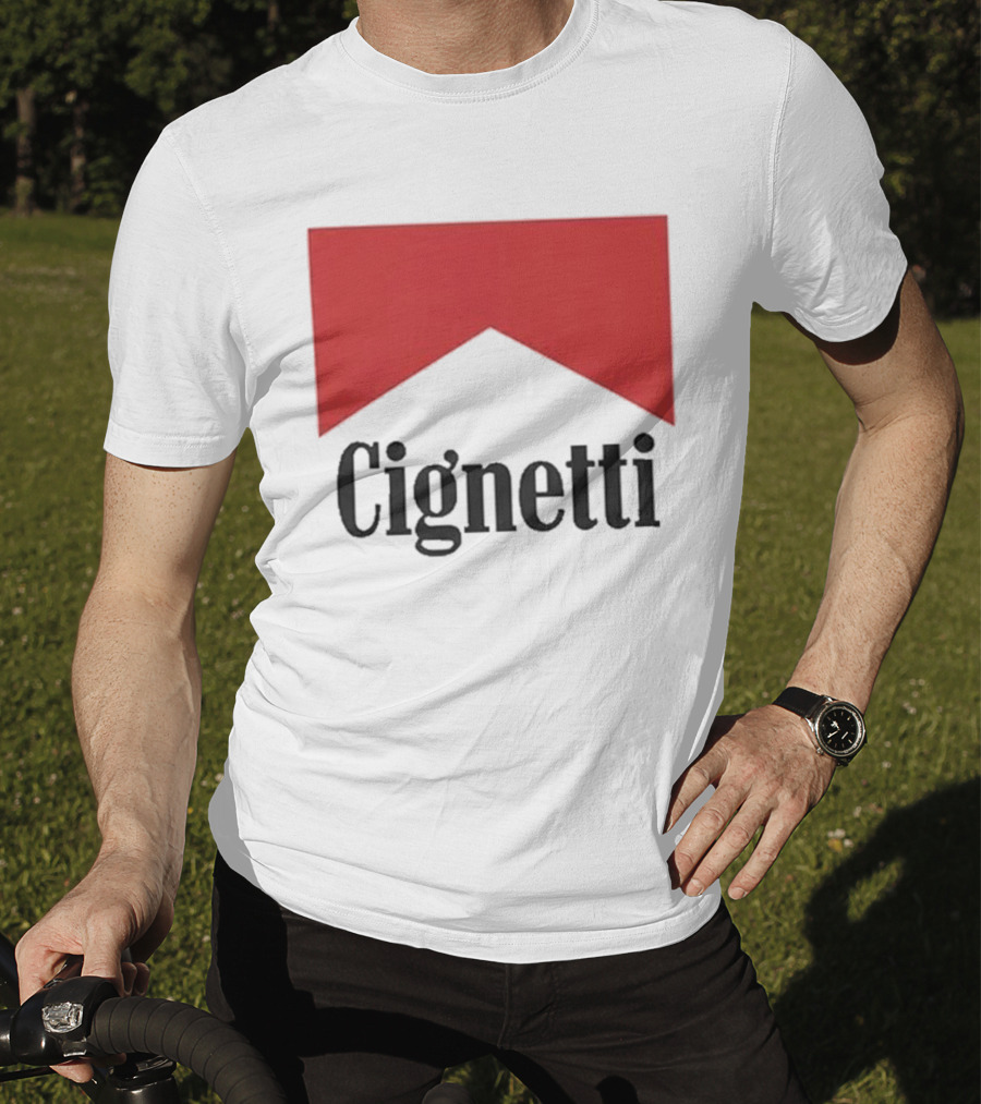Cignetti Cigarette Red Banner T-Shirt