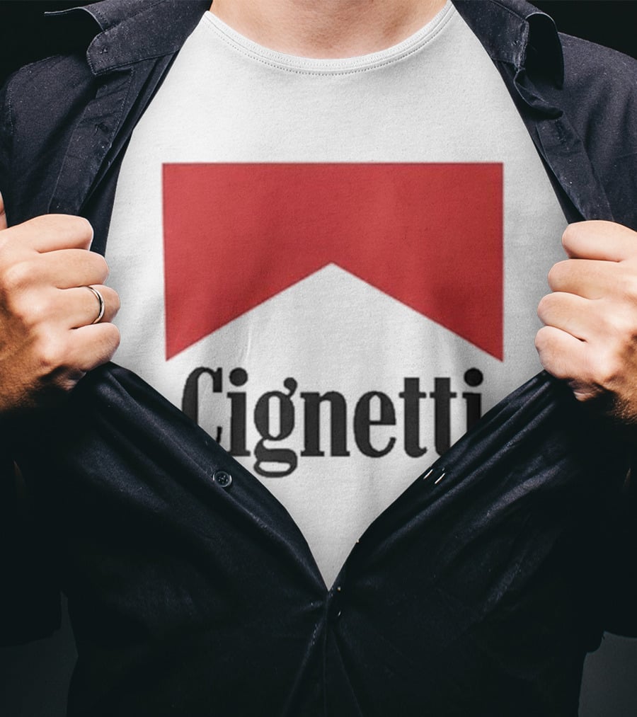Cignetti Cigarette Red Banner T-Shirt