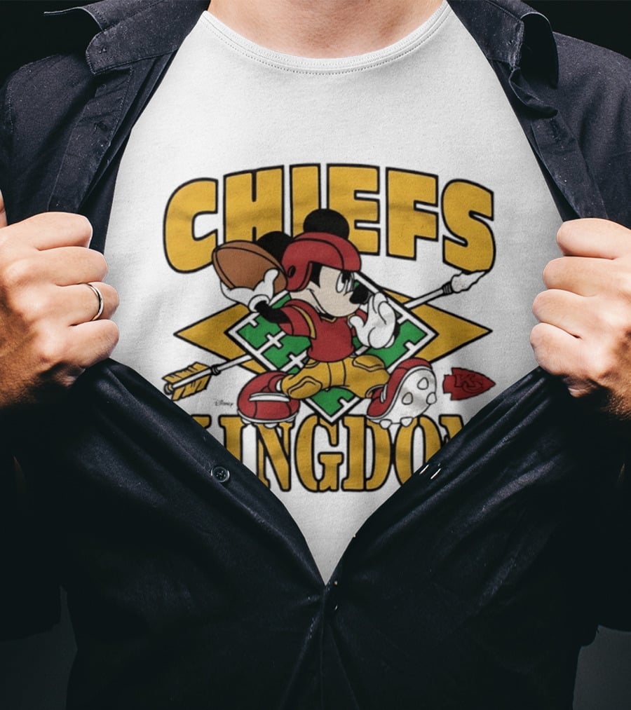 Chiefs Kingdom Mickey Mouse Kansas City Football 2026 T-Shirt