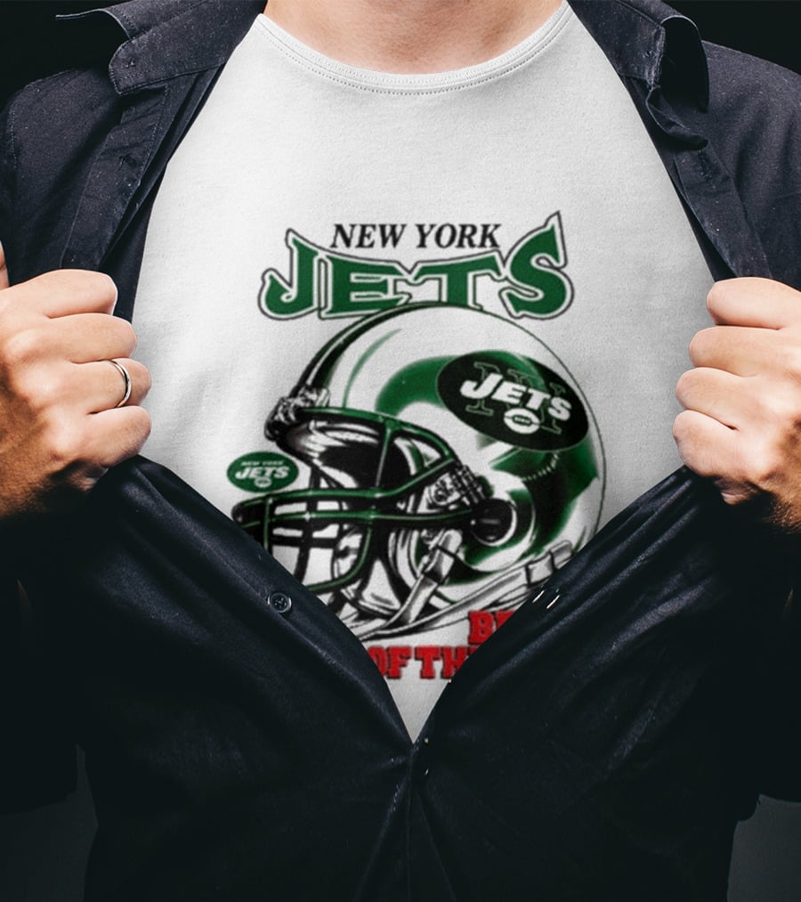 New York Jets Beast Of The East NFL Helmet T-Shirt