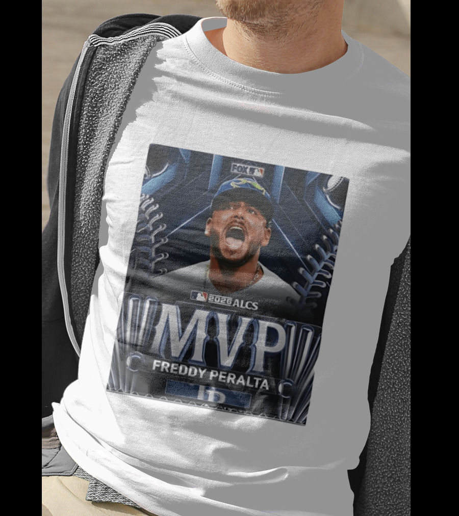 Tampa Bay Rays 2026 ALCS MVP Freddy Peralta MLB T-Shirt
