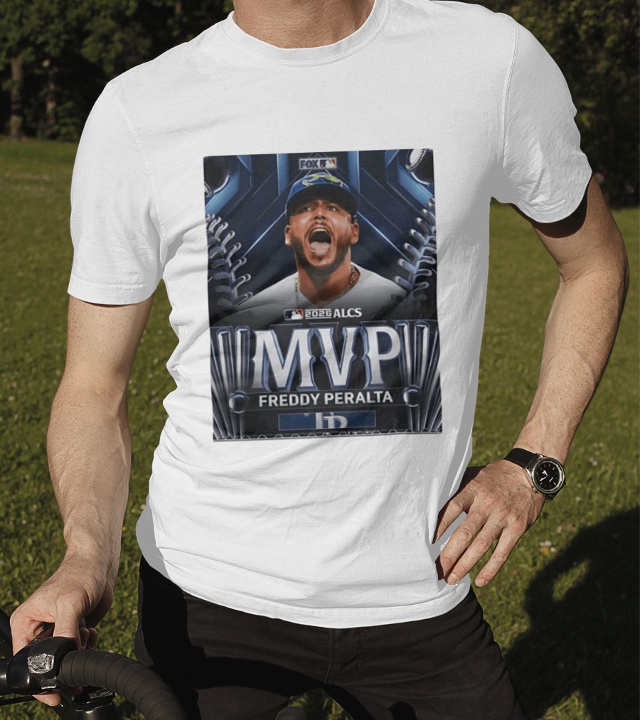 Tampa Bay Rays 2026 ALCS MVP Freddy Peralta MLB T-Shirt