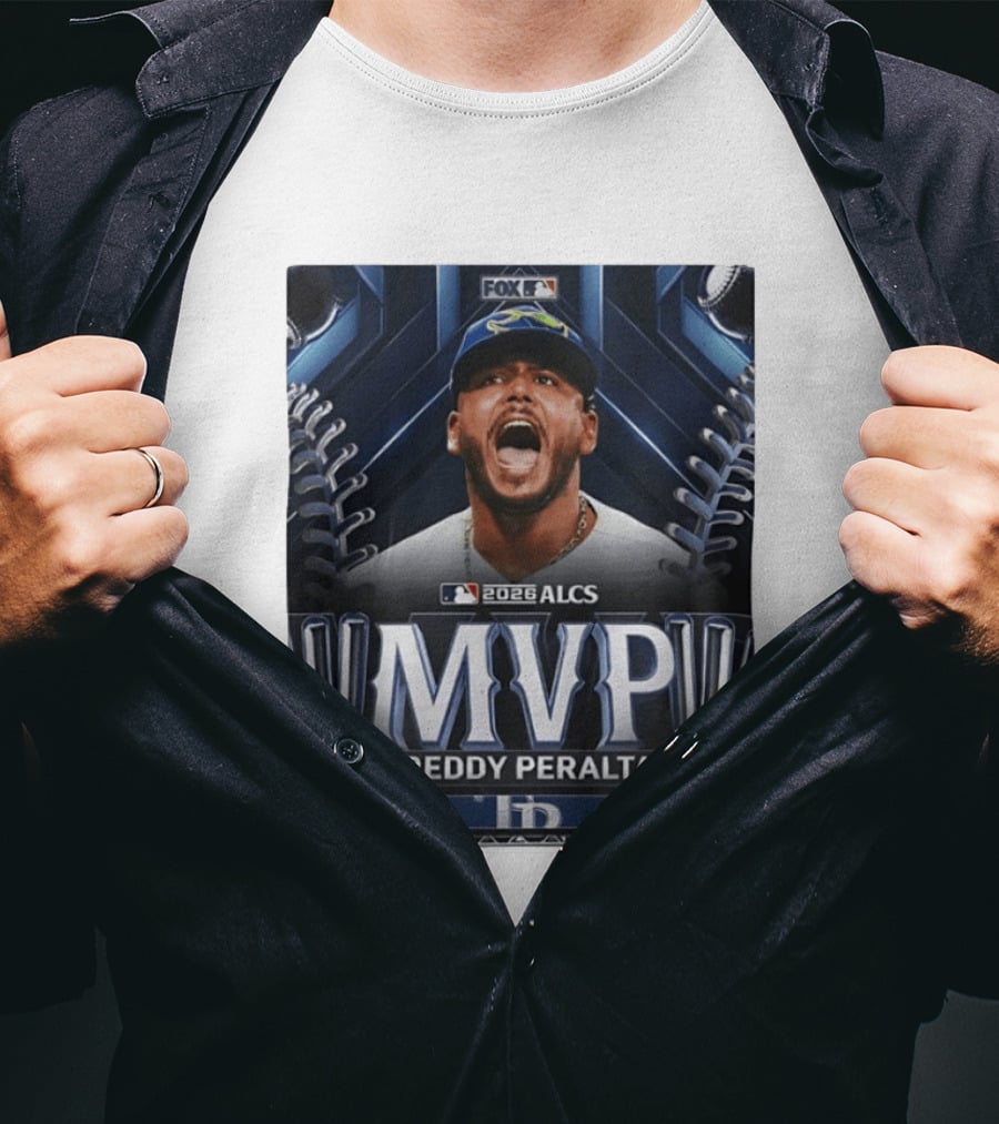 Tampa Bay Rays 2026 ALCS MVP Freddy Peralta MLB T-Shirt