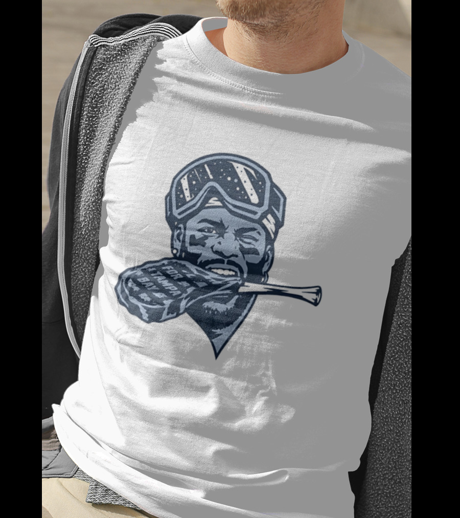 Tampa Bay Rays Yandy Diaz For Tampa Bay Tomahawk Light Blue T-Shirt