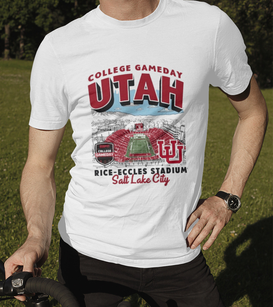 Utah College Gameday Rice Eccles Stadium Salt Lake City T-Shirt