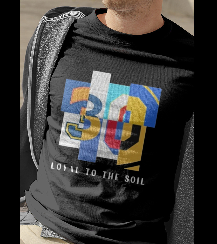 30 Loyal To The Soil Sports-Inspired Patchwork Style T-Shirt