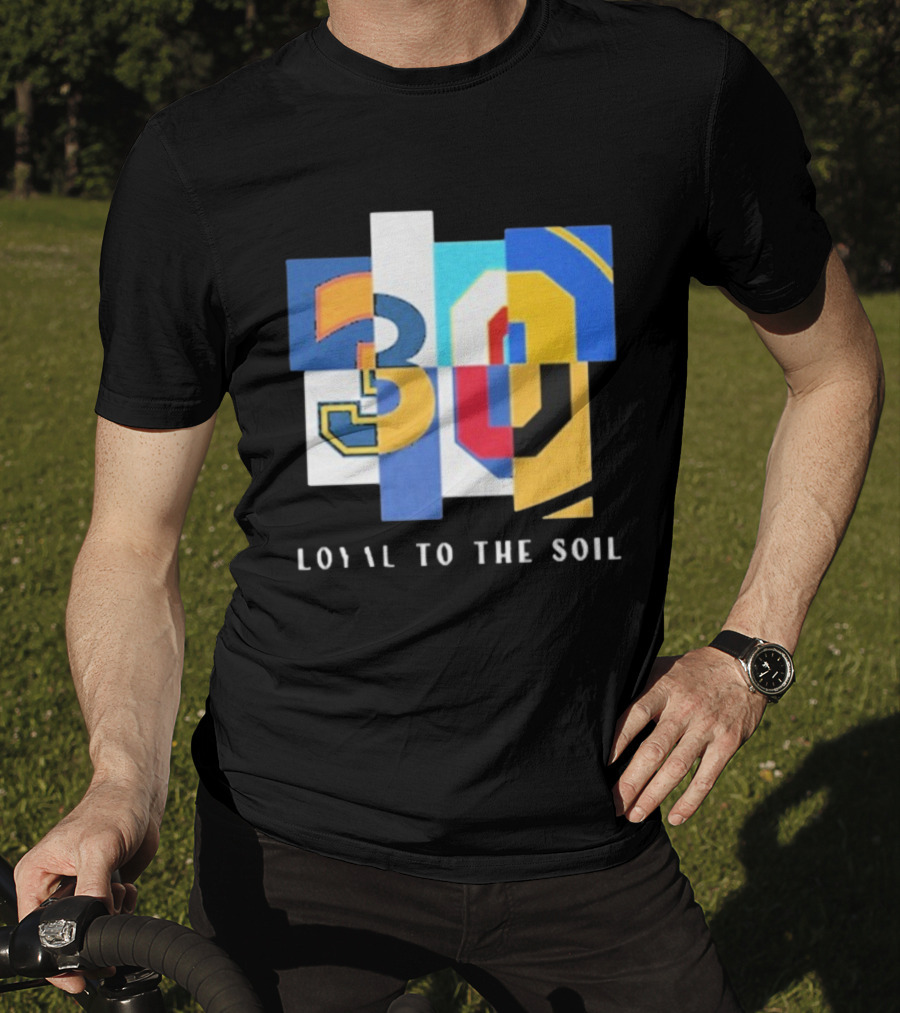 30 Loyal To The Soil Sports-Inspired Patchwork Style T-Shirt