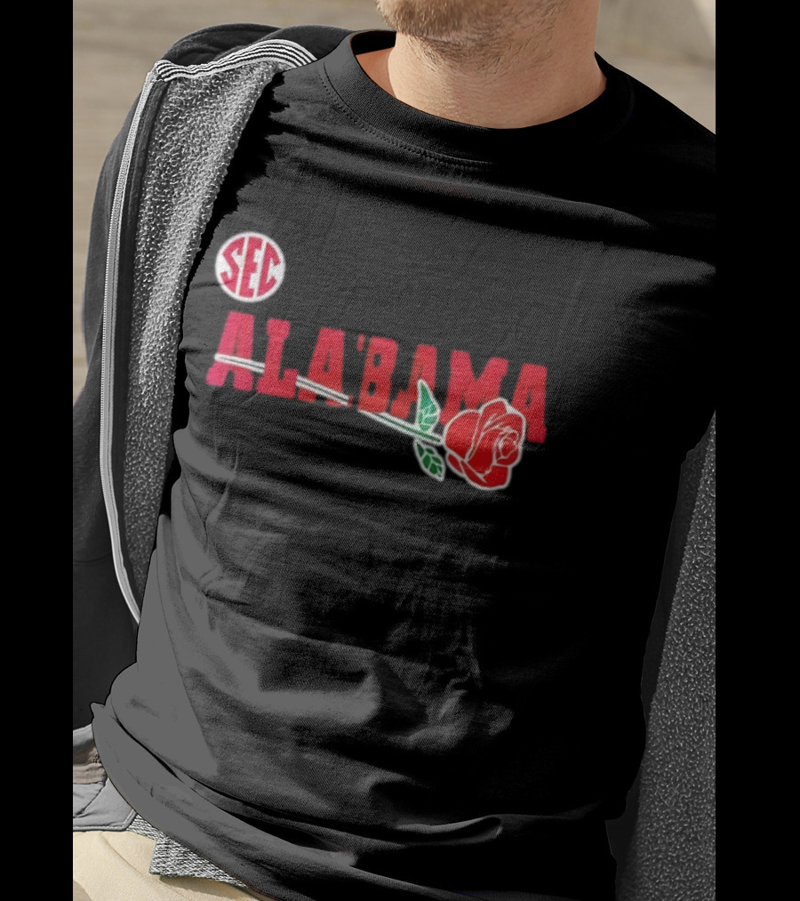 SEC Alabama Crimson Tide Rose Bowl 2026 T-Shirt