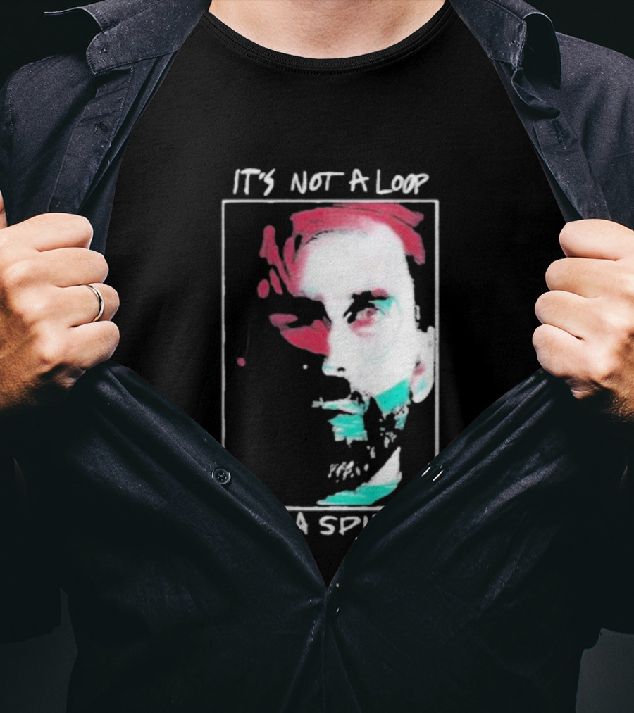 Alan Wake 2 It's Not A Loop It's A Spiral Portrait Style T-Shirt