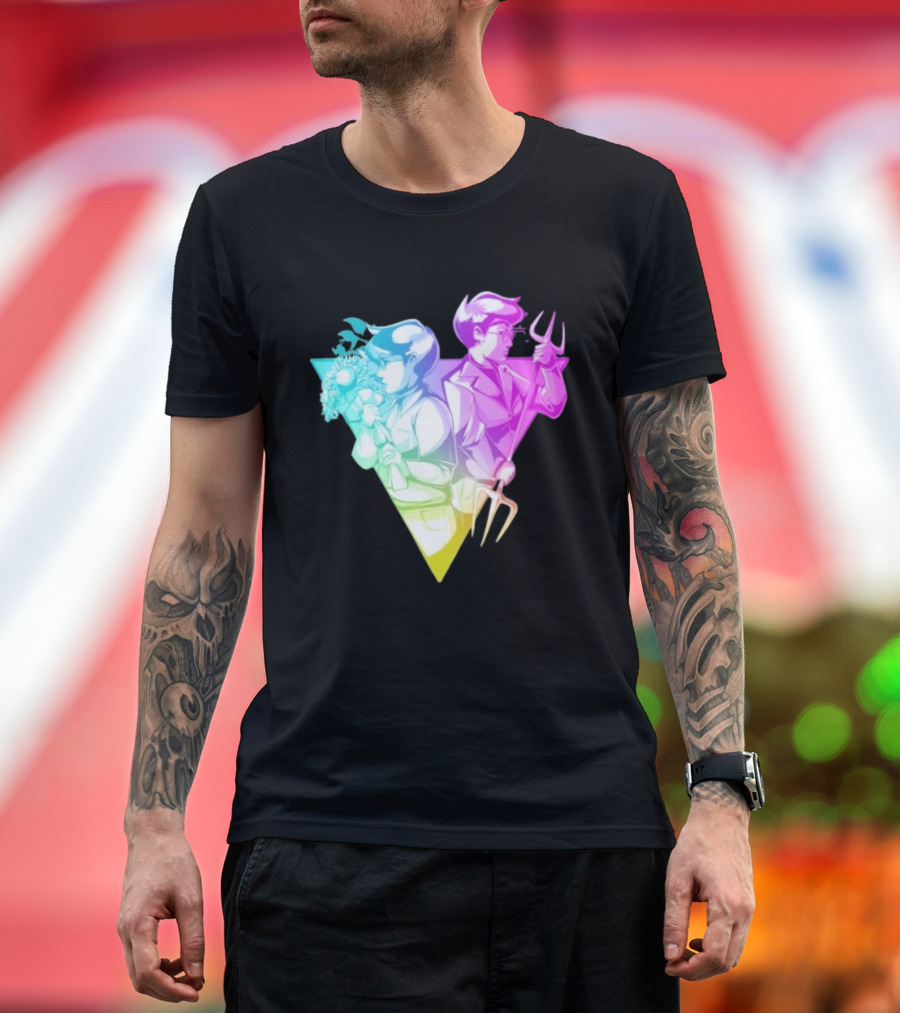 BDTH Division Character Illustration Gradient Style T-Shirt