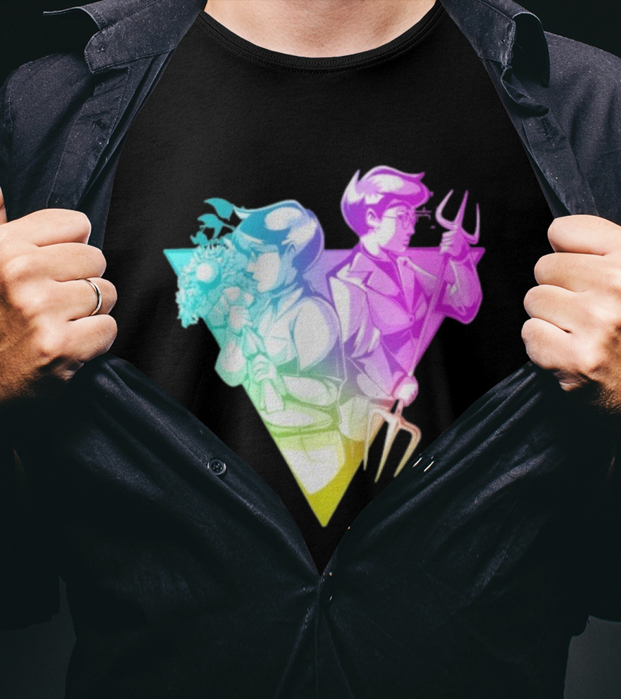 BDTH Division Character Illustration Gradient Style T-Shirt