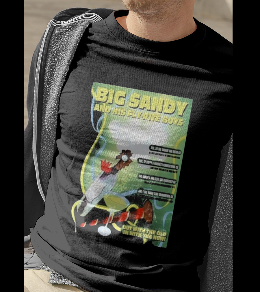Big Sandy And His Fly-Rite Boys NYE Show 2025 San Francisco CA Event T-Shirt