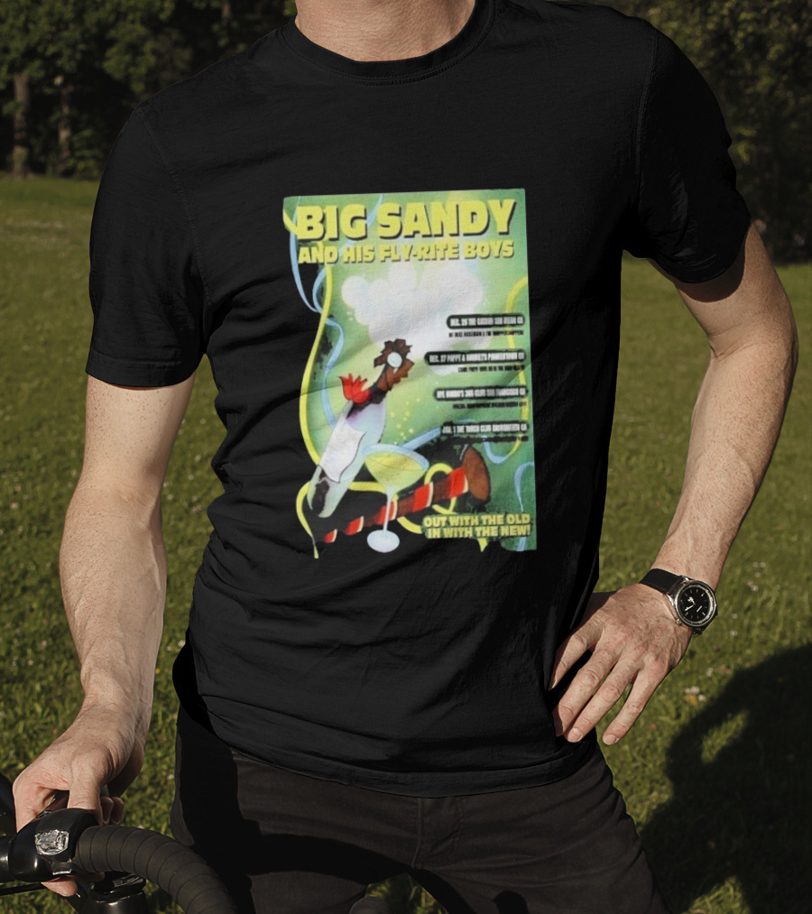 Big Sandy And His Fly-Rite Boys NYE Show 2025 San Francisco CA Event T-Shirt