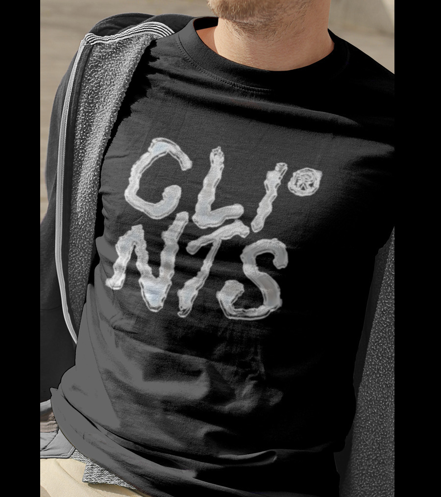 CLINTS Chrome Melting Text T-Shirt