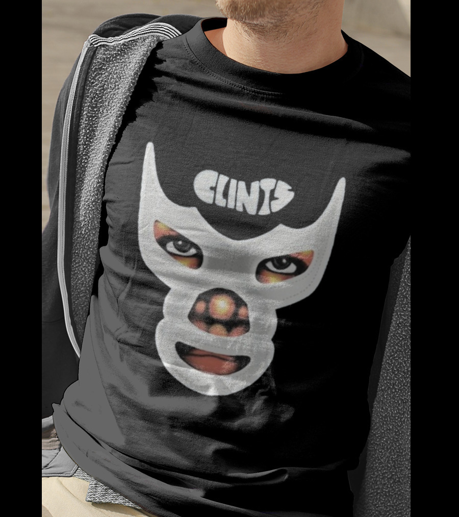 Clints Wrestler Mask Eyes T-Shirt