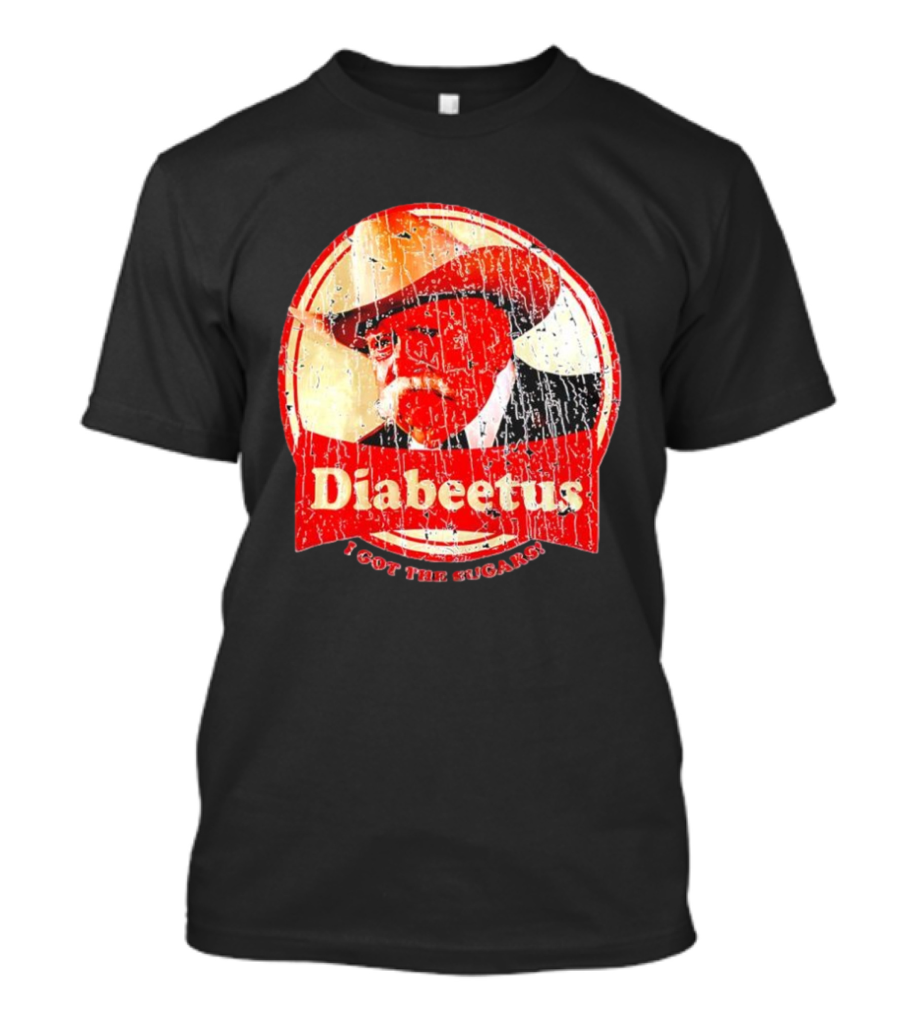 Cowboy Diabeetus I Got The Sugars Retro Parody T-Shirt
