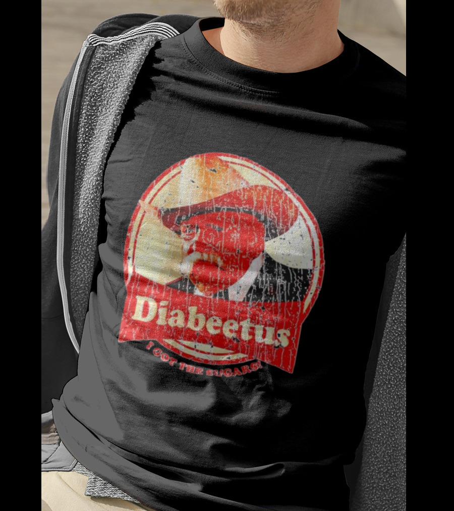 Cowboy Diabeetus I Got The Sugars Retro Parody T-Shirt