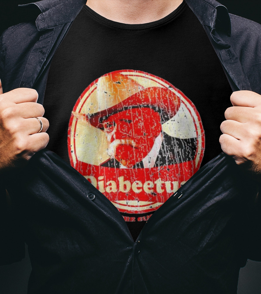 Cowboy Diabeetus I Got The Sugars Retro Parody T-Shirt