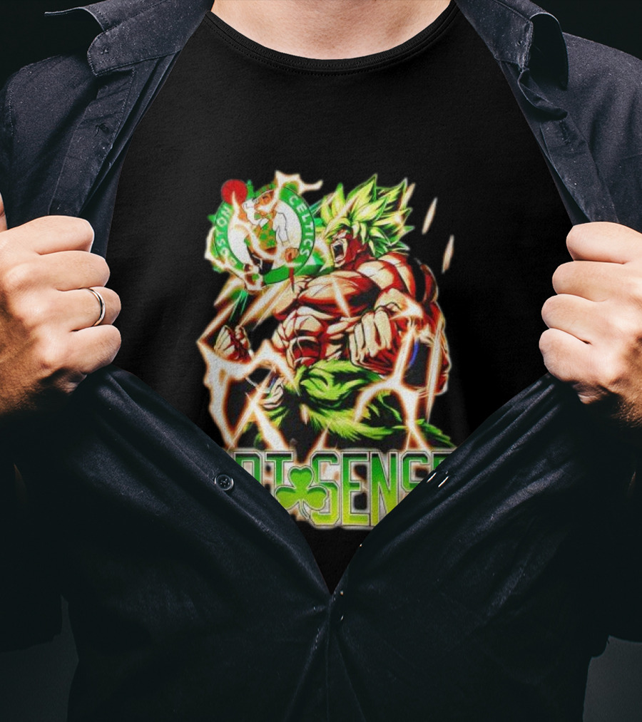 Dragon Ball Z Broly Boston Celtics Art Sensei T-Shirt