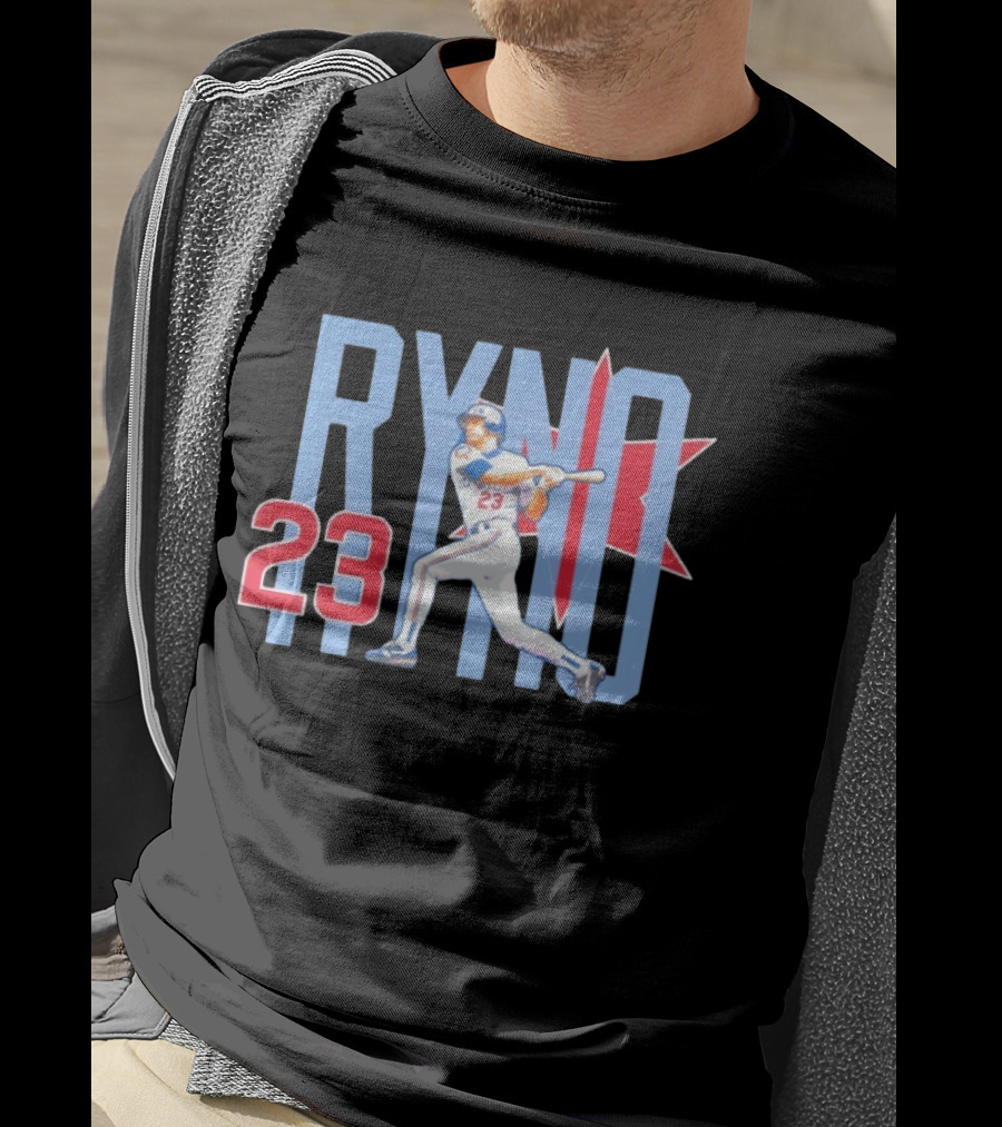Ryne Sandberg Ryno 23 Baseball Legends Chicago Star Burst T-Shirt