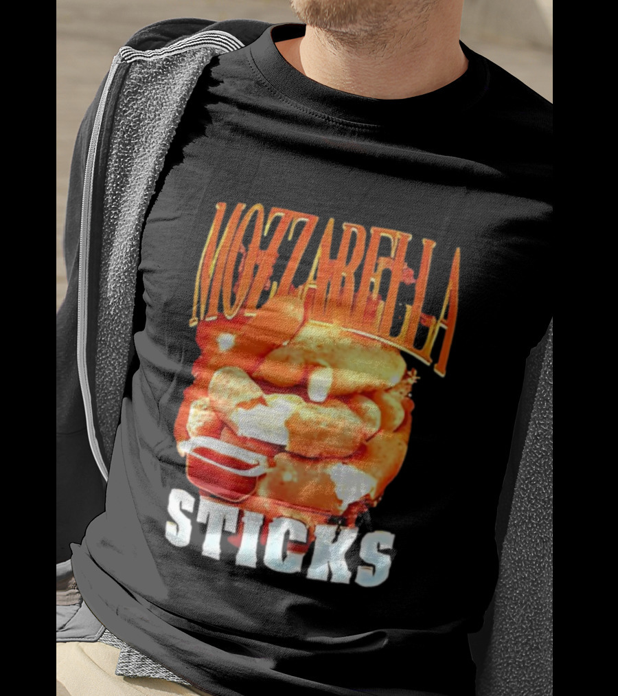 Mozzarella Sticks Cheesy Snack Delight With Dipping Sauce T-Shirt