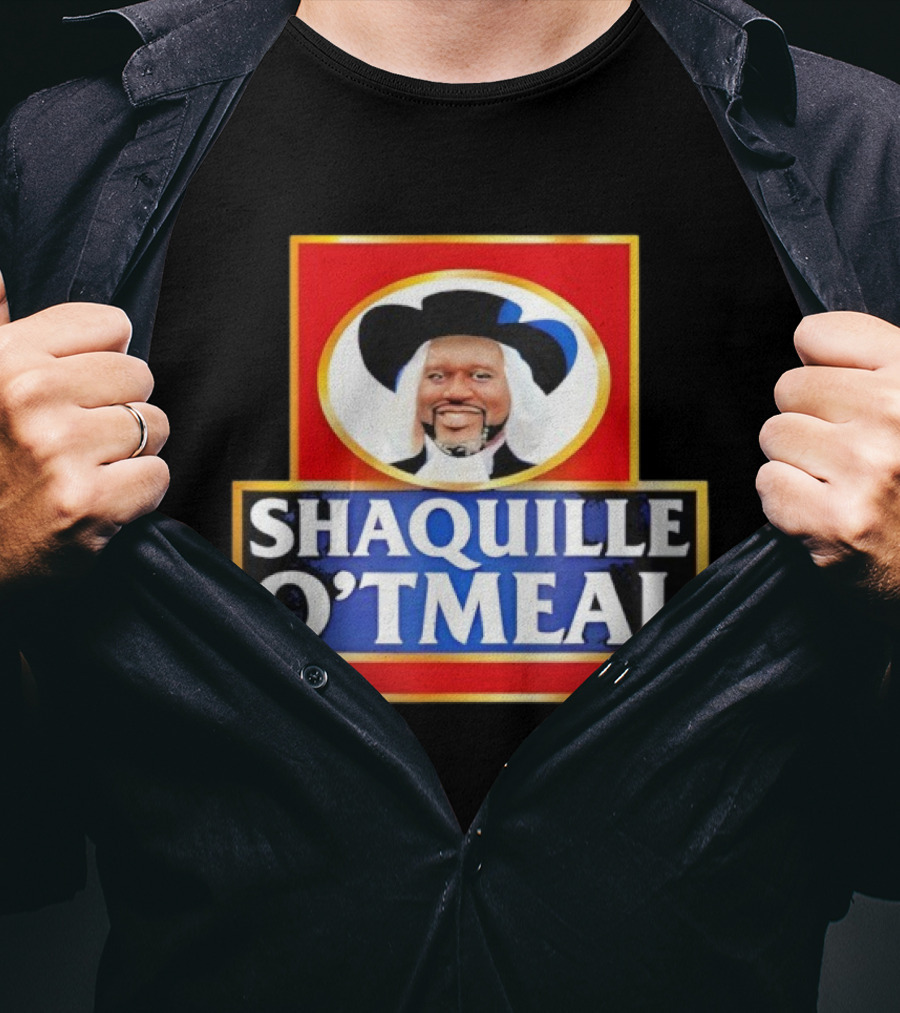 Shaquille Oatmeal Meme Quaker Parody T-Shirt