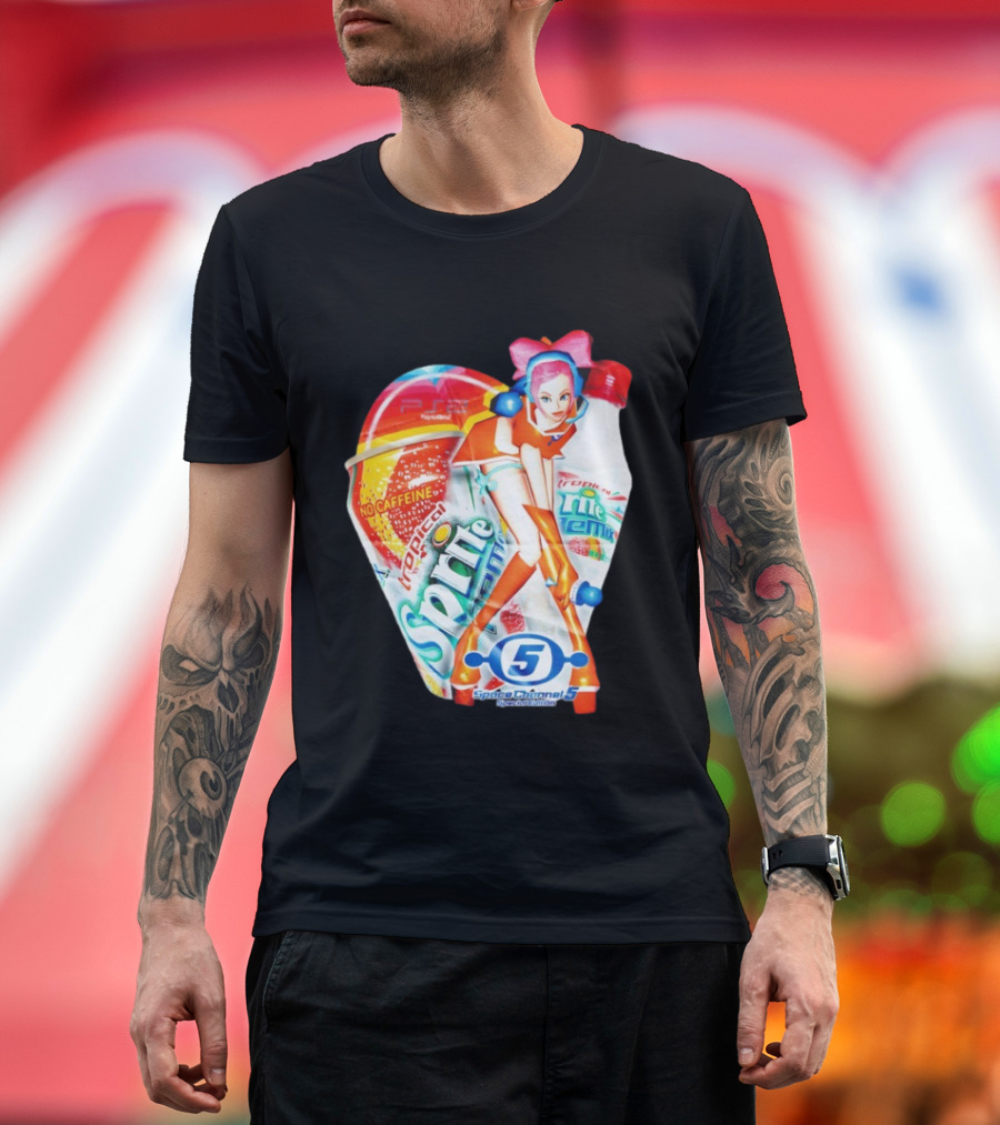 Tropical Sprite Remix No Caffeine Space Channel 5 Special Edition T-Shirt