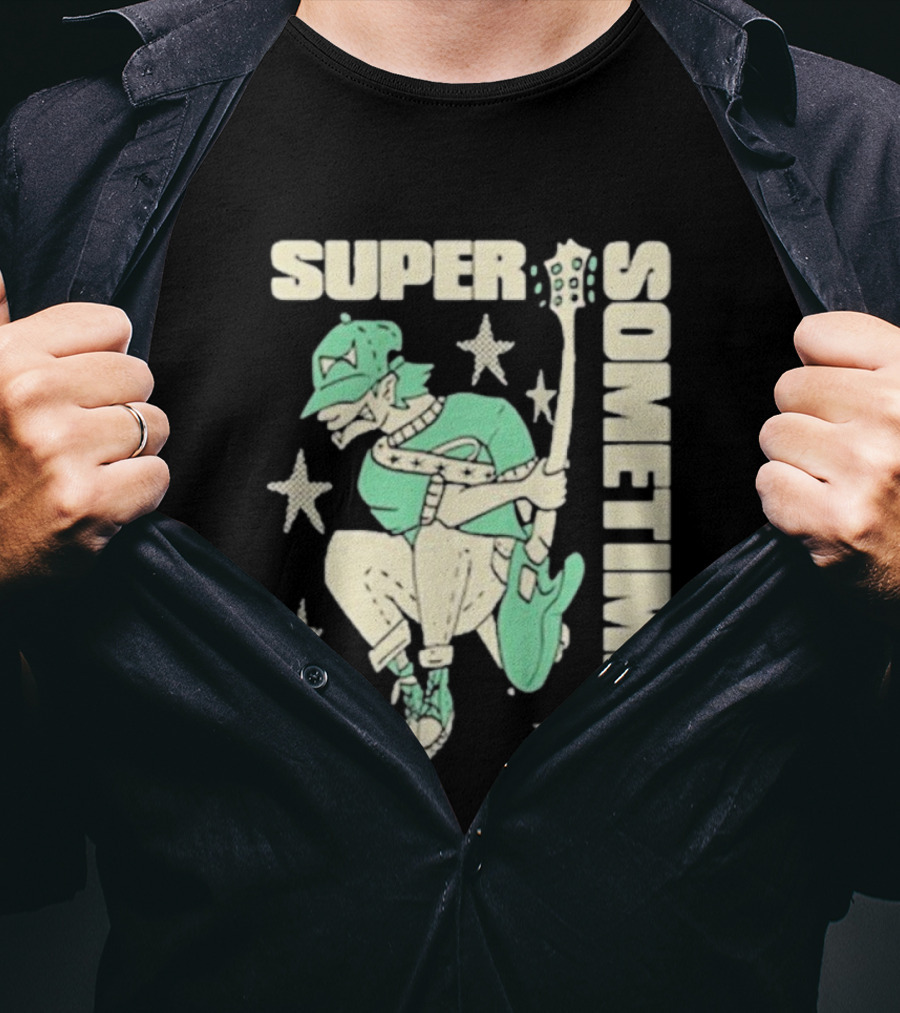 Super Sometimes Jumpman Guitar Star Icon T-Shirt