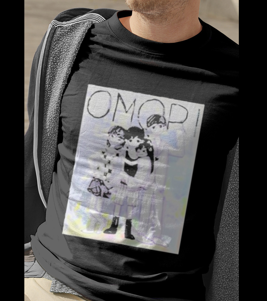 OMORI Game Characters Group Illustration T-Shirt