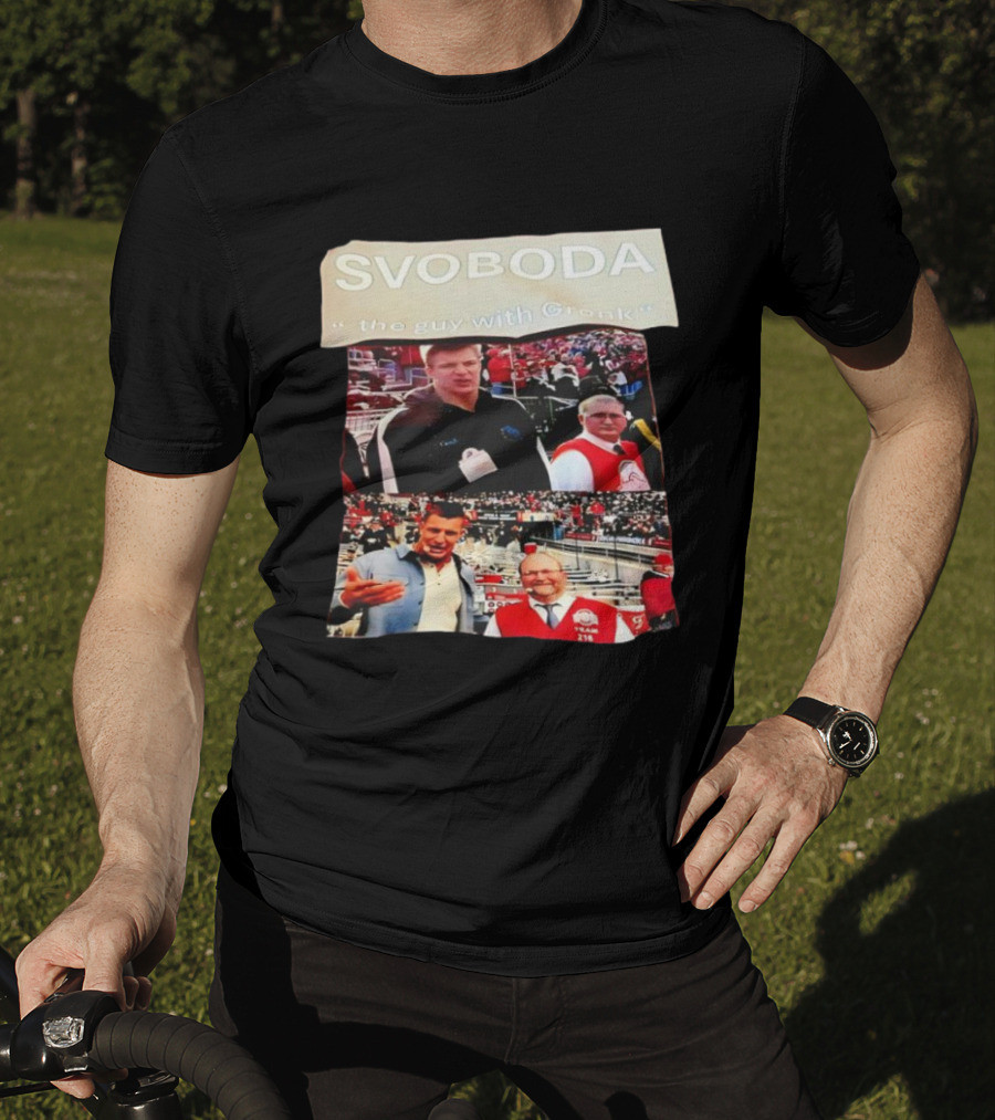 SVOBODA "the Guy With Gronk" Sports Fan Encounter Moments T-Shirt