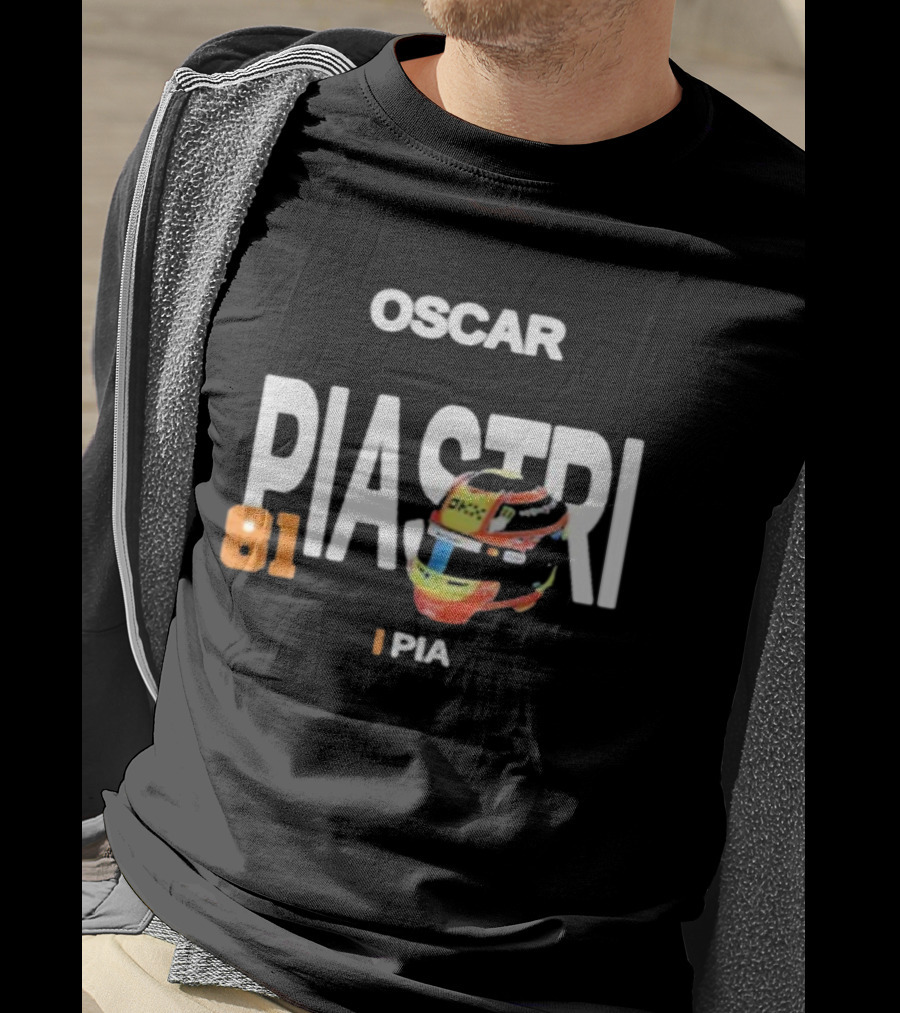 Oscar Piastri PIA81 Racing Helmet Icon PIA 81 T-Shirt