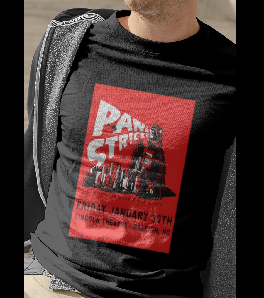 Panic Stricken A Tribute To Widespread Panic Lincoln Theatre Raleigh NC January 30 2026 T-Shirt