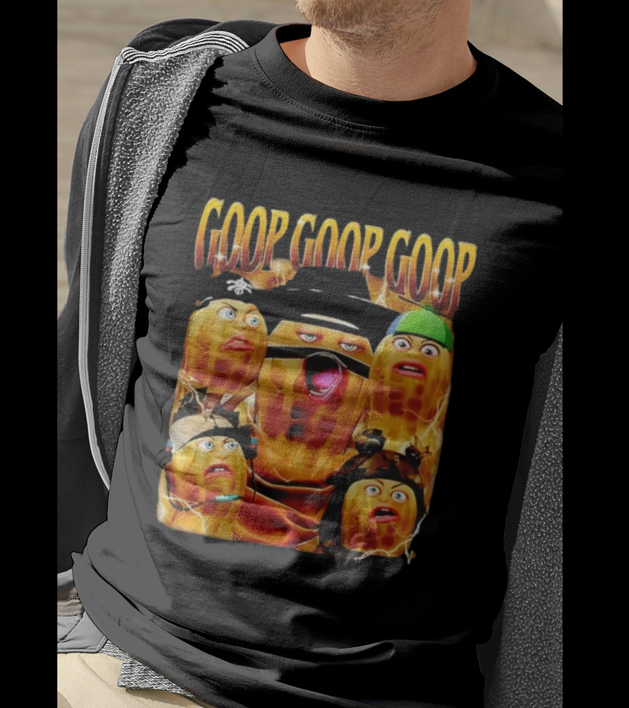 Goop Goop Goop Burnt Peanut Characters Comic Faces T-Shirt