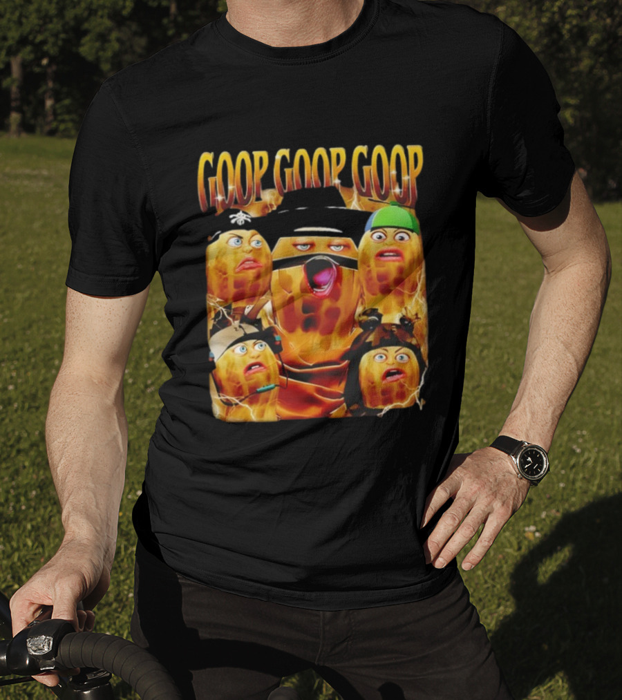 Goop Goop Goop Burnt Peanut Characters Comic Faces T-Shirt