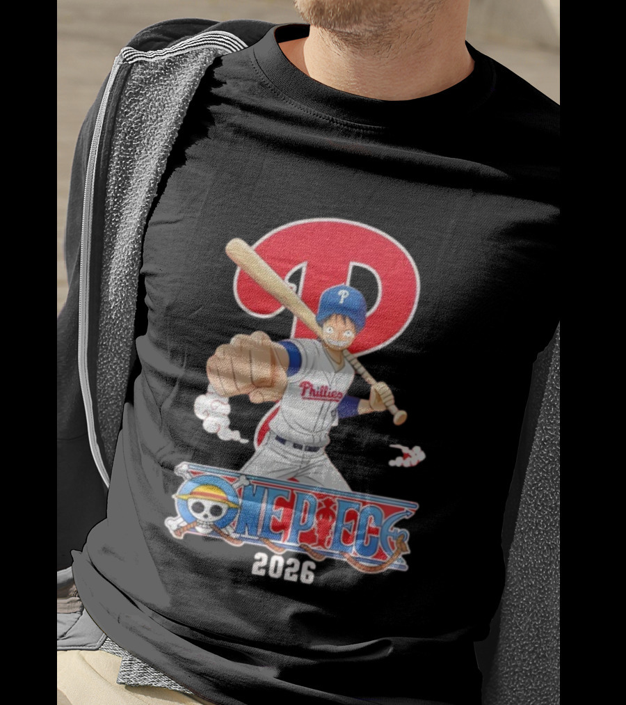 Philadelphia Phillies One Piece Crossover 2026 T-Shirt