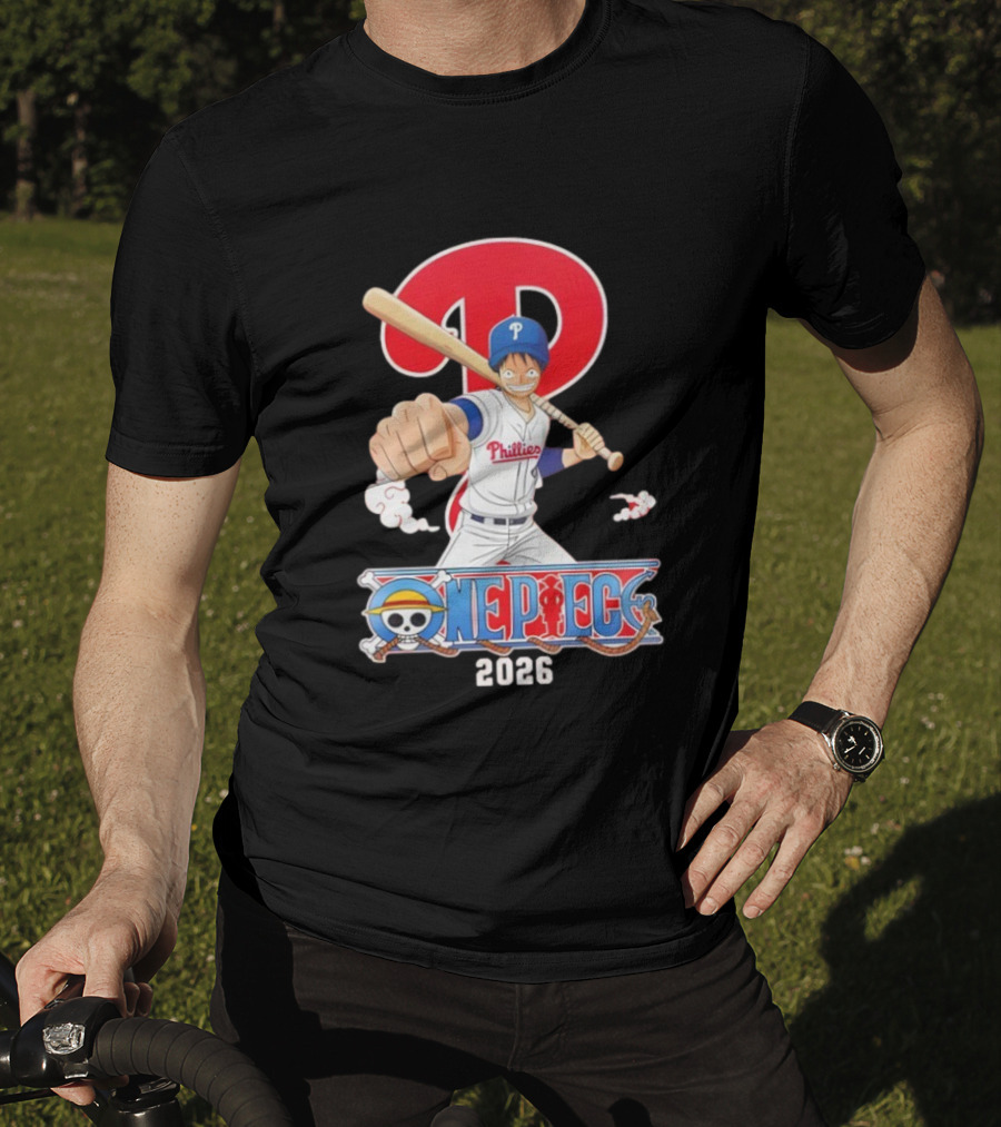 Philadelphia Phillies One Piece Crossover 2026 T-Shirt