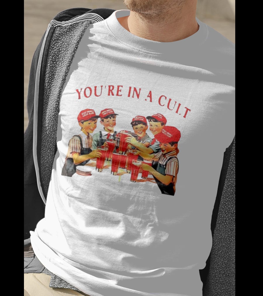 You're In A Cult Make America Cult Again Vintage Theme T-Shirt