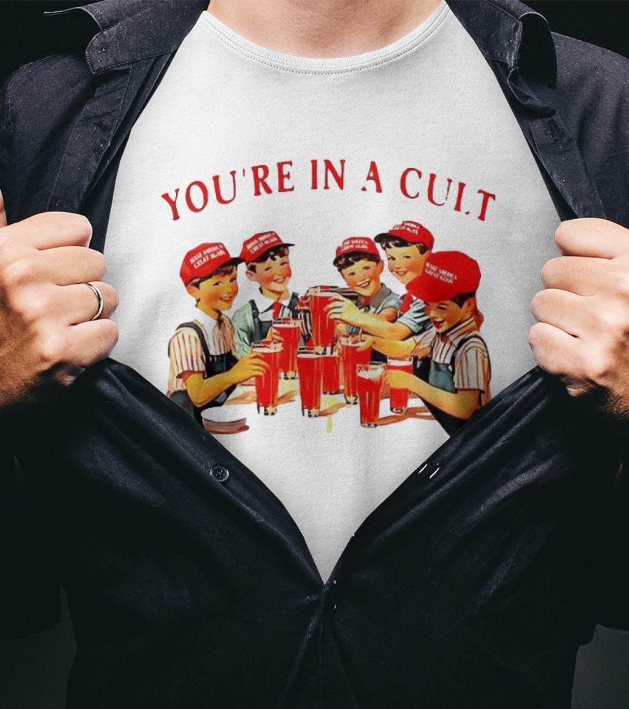 You're In A Cult Make America Cult Again Vintage Theme T-Shirt