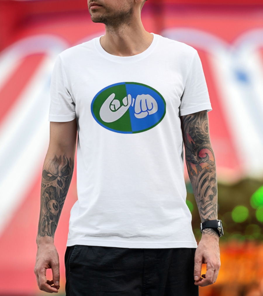 Help With That Request Circle Hand And Fist Icon T-Shirt
