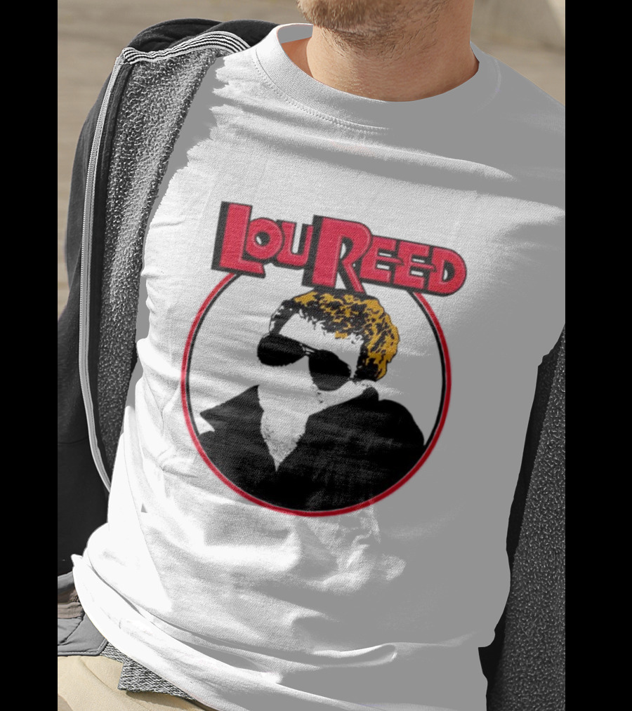 Lou Reed Sally Can’t Dance Circle Portrait T-Shirt