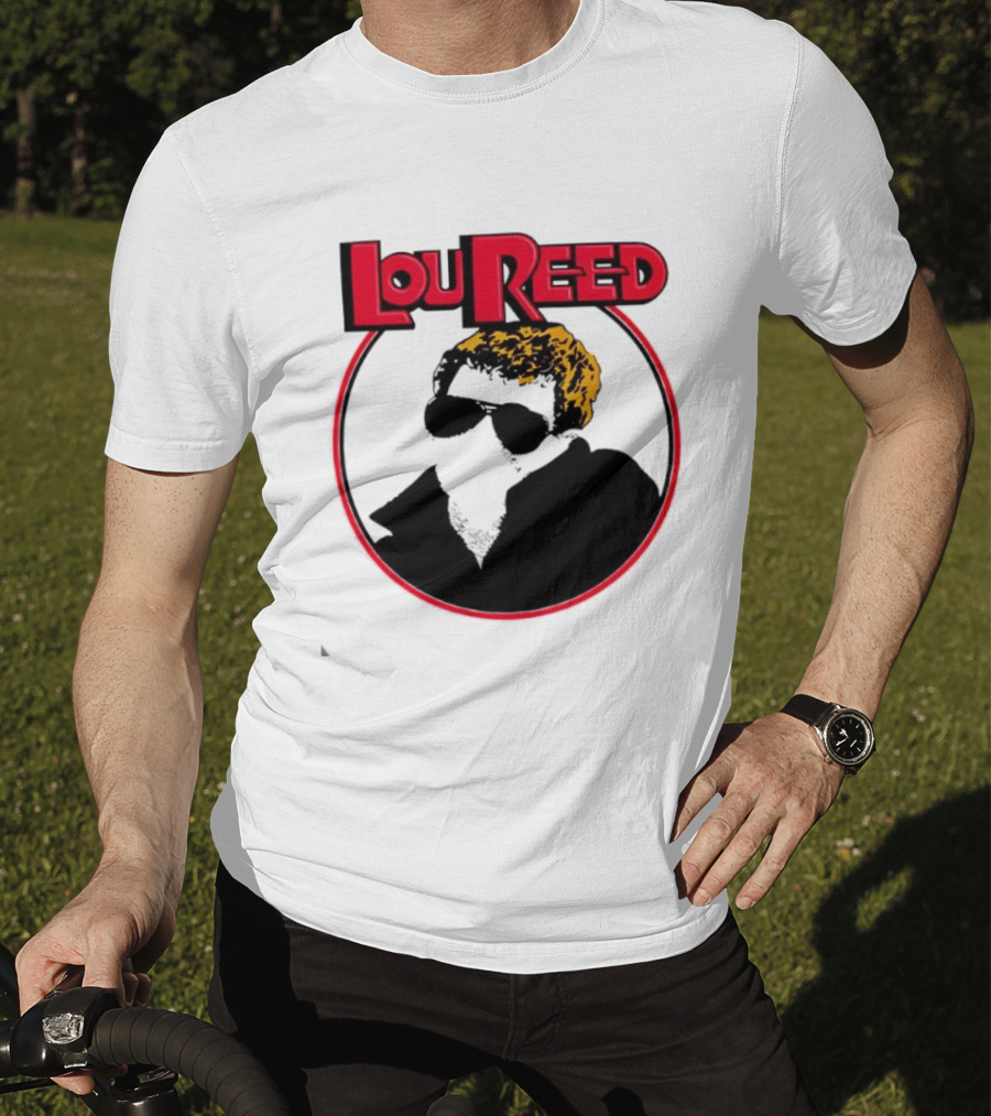 Lou Reed Sally Can’t Dance Circle Portrait T-Shirt