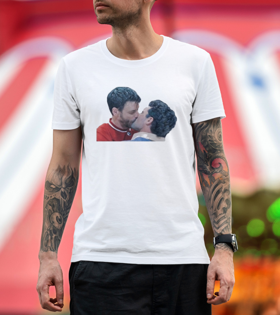 The Little Gay Scott Kipp Kiss Star Trek Parody LGBTQ+ T-Shirt