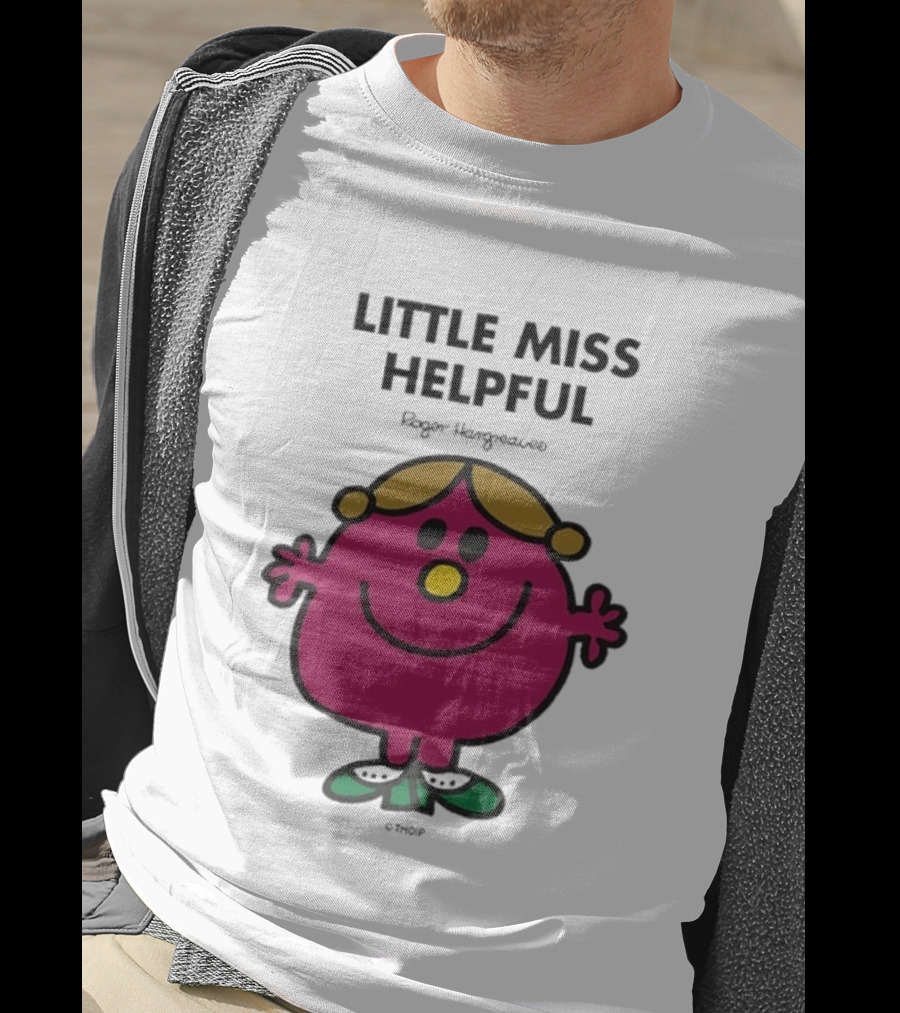 Little Miss Helpful Roger Hargreaves Character T-Shirt