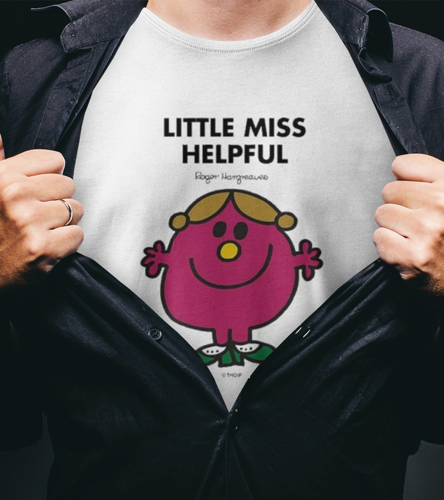 Little Miss Helpful Roger Hargreaves Character T-Shirt