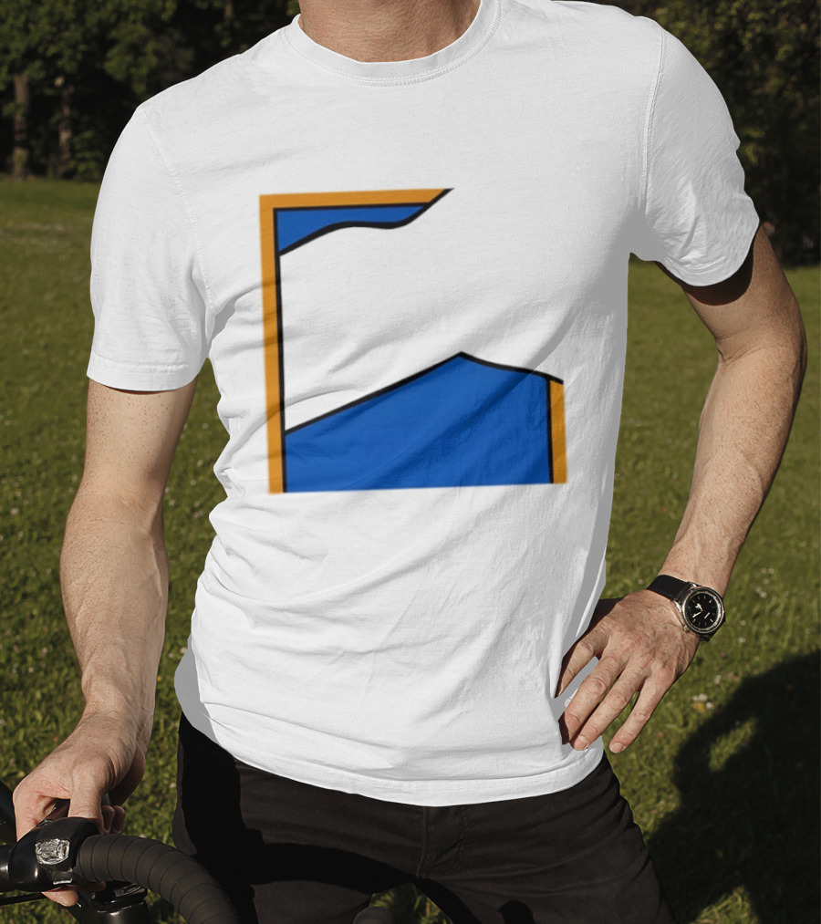 Thechemicalbrothers Kipping Like A Stone Retro Blue Orange Modern Art Style T-Shirt