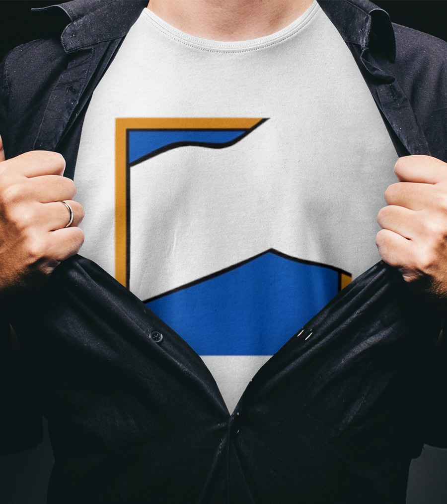 Thechemicalbrothers Kipping Like A Stone Retro Blue Orange Modern Art Style T-Shirt