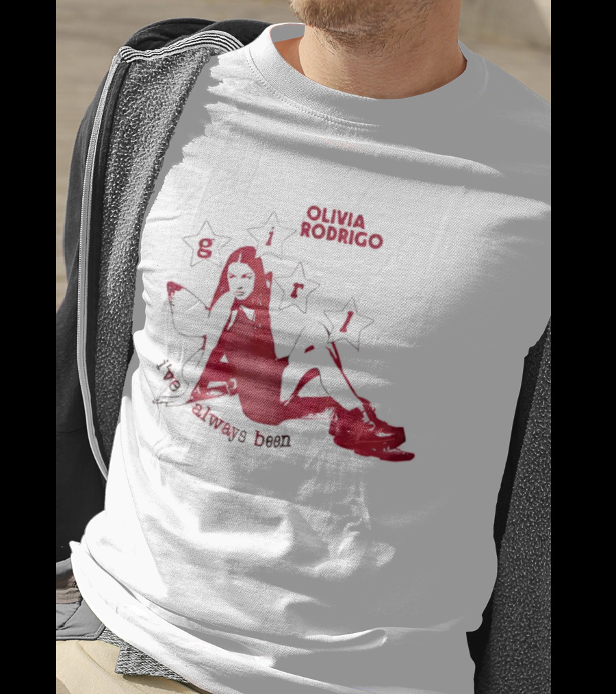 Olivia Rodrigo Girl I've Always Been Starry Illustration T-Shirt