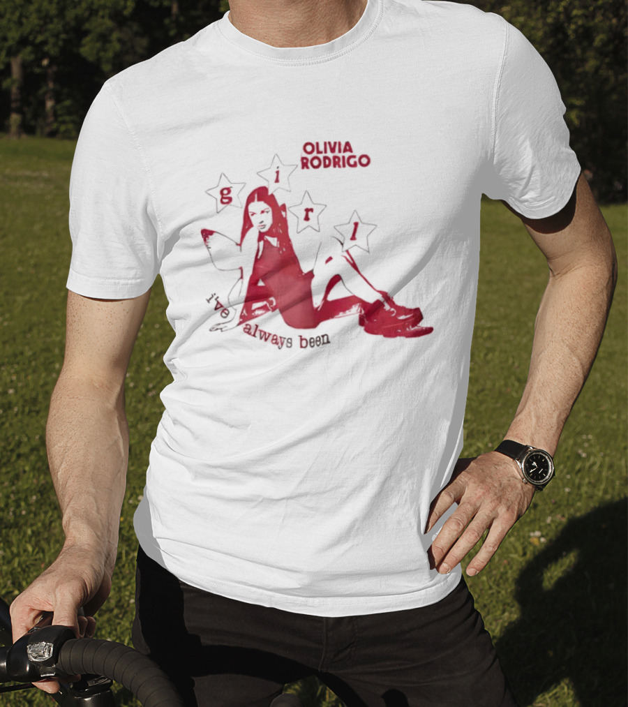 Olivia Rodrigo Girl I've Always Been Starry Illustration T-Shirt