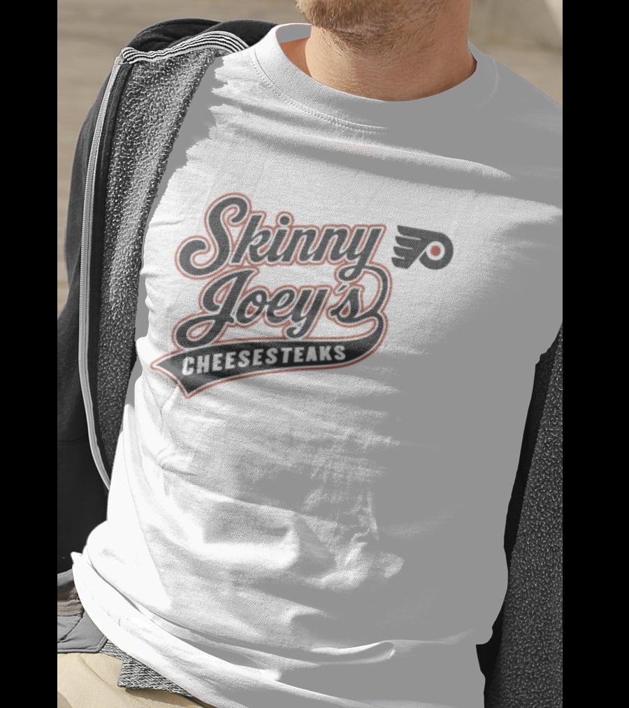 Philadelphia Flyers Skinny Joey’s Cheesesteaks Collaboration T-Shirt